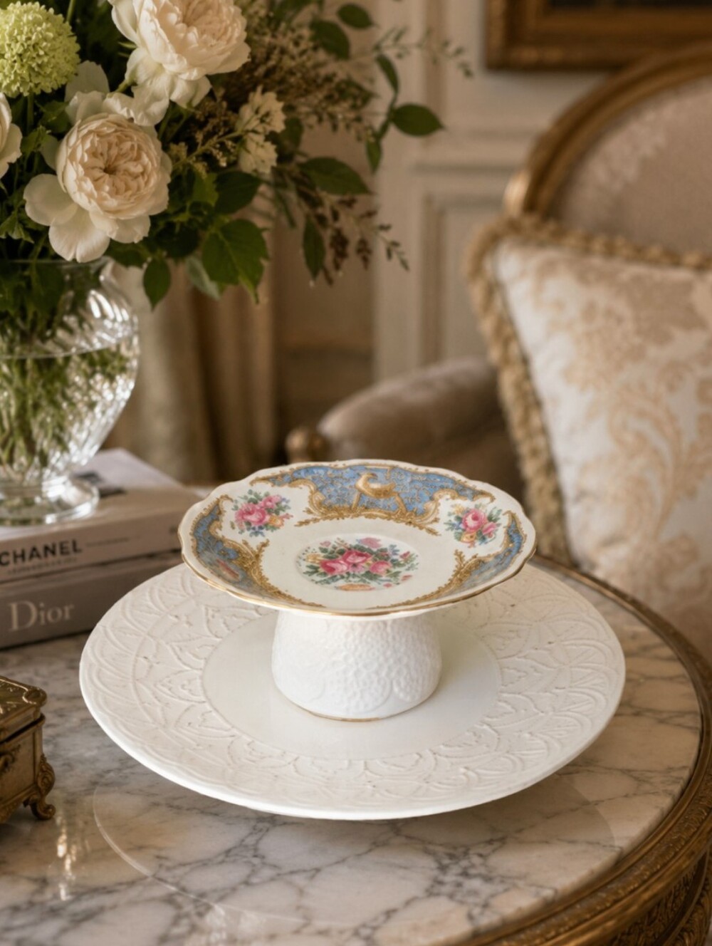 Made in Italy 🇮🇹 Plate & Coalport China Plates | Trinket Dish | Display Stand